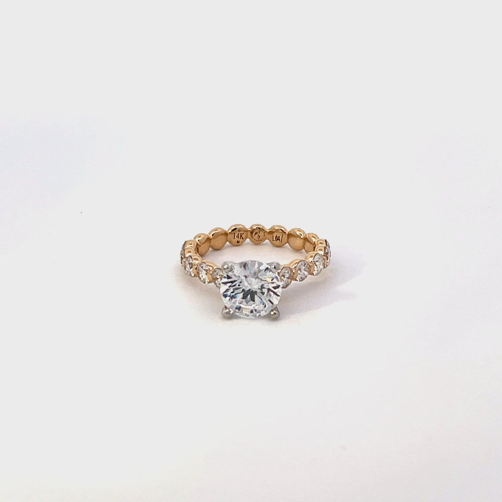 My Caroline 14KTT 1.0CT Semi Mount