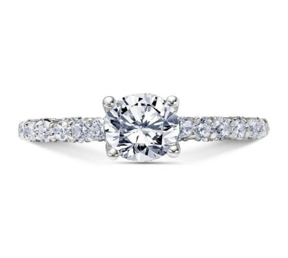 Scott Kay 14k White Gold Heaven&#39;s Gate Engagement Ring