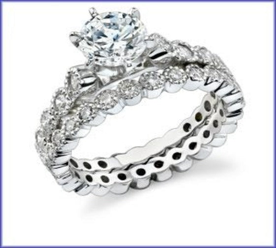 Gregorio 18k White Gold Engagement Ring in Garner, NC