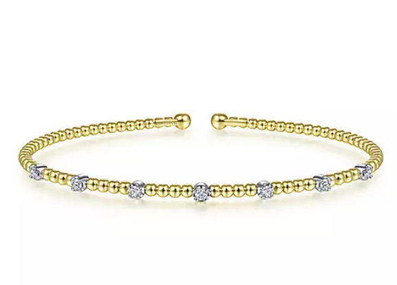 Gabriel and Co Gold Bangle