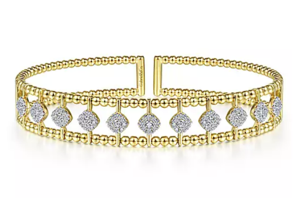 Gabriel and Co Gold Bangle