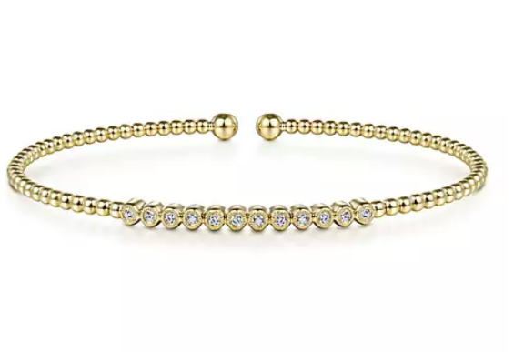 Gabriel and Co Gold Bangle