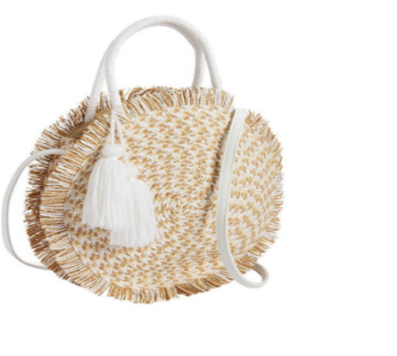 CIRCLE FUN FRINGE TOTE