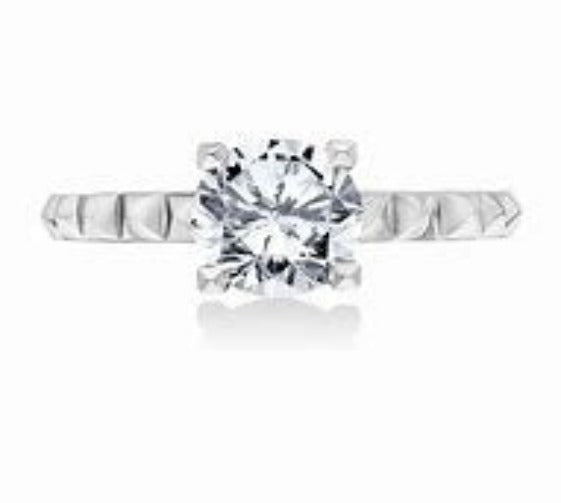 Karl Lagerfeld 18k White Gold Engagement ring in Garner, NC